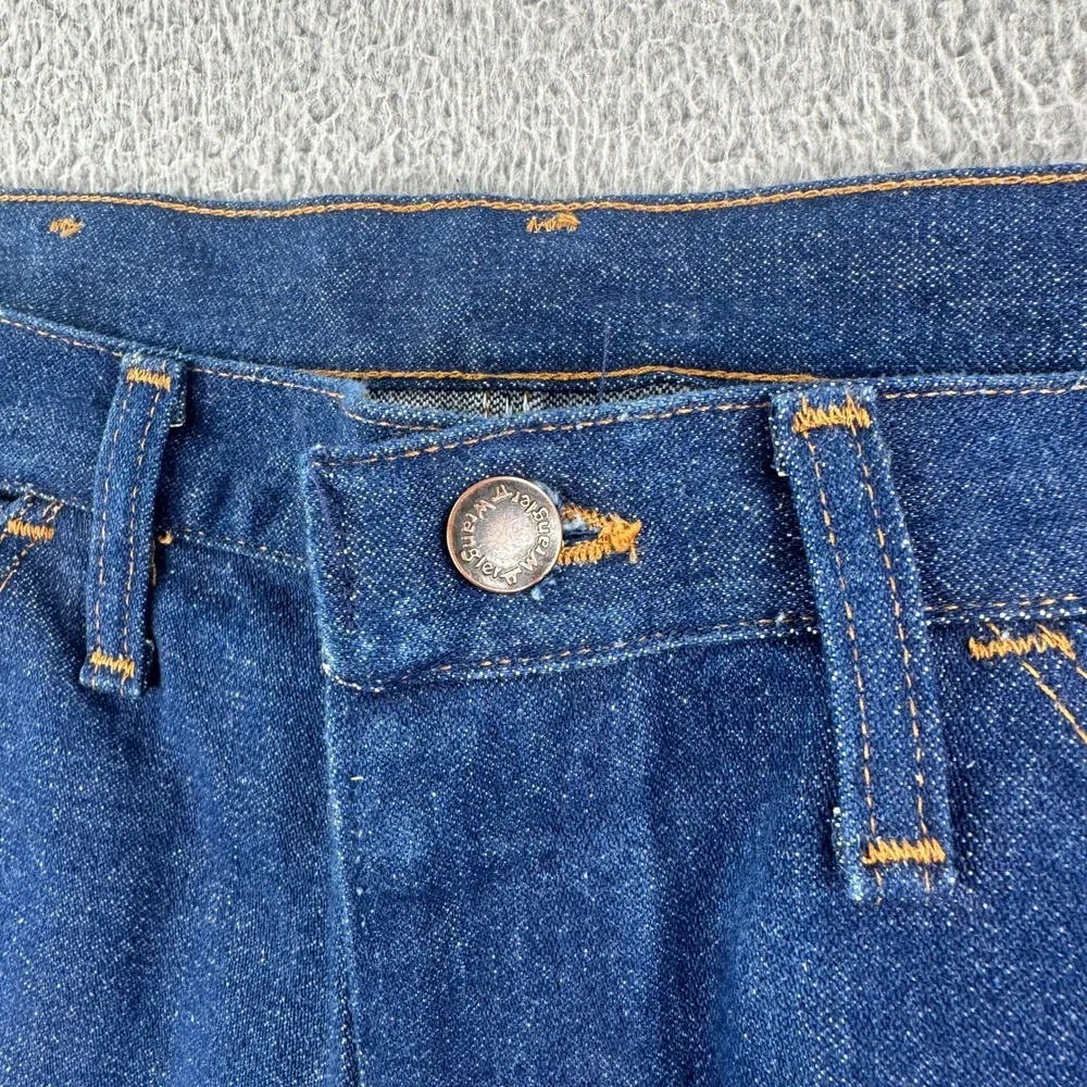 Vintage Wrangler‎ Jeans Mens 34x31 1970s 70s Blue Denim Made in USA 945DEN